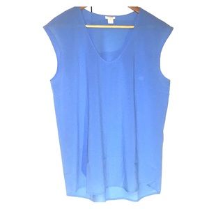 J. Crew Blue Dress Top